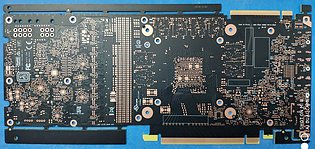 nVidia GeForce GTX 1180 PCB-Rückseite